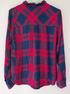 Pepe Jeans Red &amp; Blue Plaid Button-Up Shirt