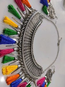 Bohemian Tassel Necklace &amp; Earring Set