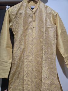 Boys Golden Kurta