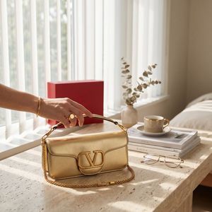 Chic Gold Shoulder Bag