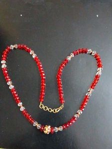 Red Beaded Necklace