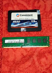 Consistent 128GB SSD & SK Hynix RAM 8 GB DDR3