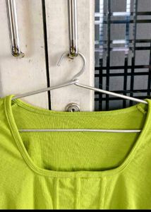 combo Denim Skirt nd Neon top ❤️‍🔥