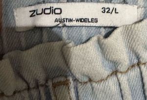 Light Wash Carpenter Wide Leg Jeans