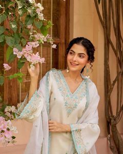 SPECIAL WHITE BULBUL SUIT SET ❣️