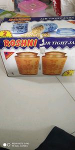 Two air tight jar brand new