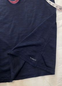 Adidas Men's Navy Blue T-Shirt