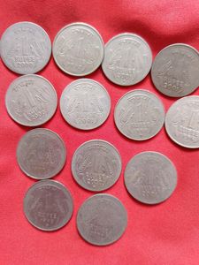 Coins 1₹ Hyderabad, Mumbai Mix Coin