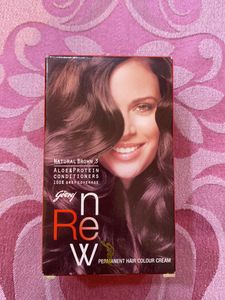 Natural brown hair colour Cream