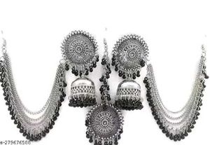 Silver Oxidized Beautiful Kashmiri Tribe Style...