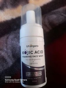 LA Organo Kojic Acid Foaming Face Wash For Skin Lightening And Brightening