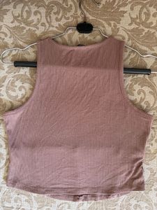 Ribbed Corset Tank Top