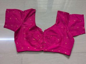 Pink & Gold Polka Dot Blouse