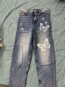 Cute Butterfly Jeans