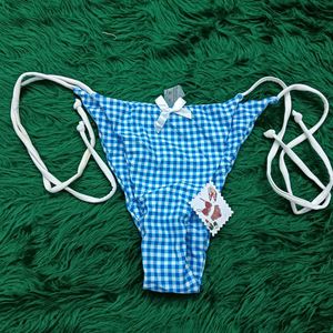 Blue Gingham🆕🎁 Bikini Bottom