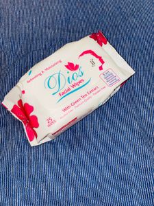 Dios Facial Wipes - Green Tea Extract