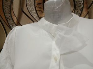 Korean White Elegant Top