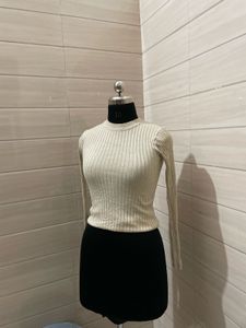 H&MRibbed Knit Long Sleeve Top