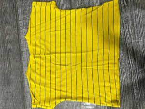 Bright Yellow Striped T-Shirt