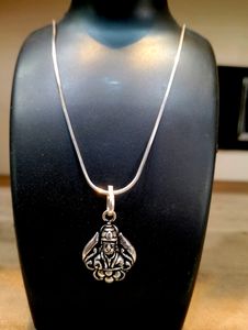 Hanuman Ji Chain Pandent Pure Silver 925
