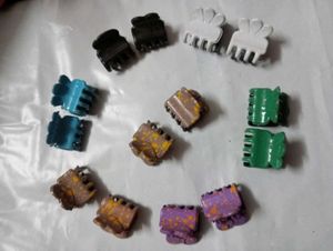 Vibrant Mini Claw Clips Set