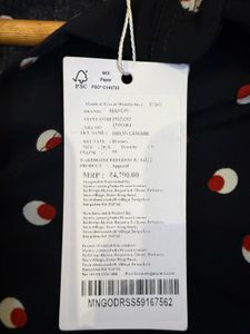 Mango Chic Polka Dot Shirt Dress
