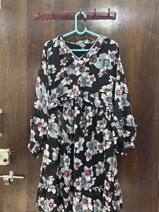 Chic Floral Print Mini Dress
