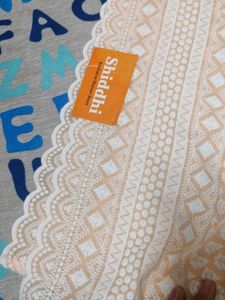 Peach Chikankari Kurta
