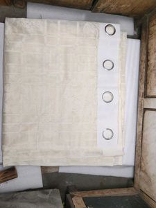 Cream Net Top Curtains size L 82 B 48
