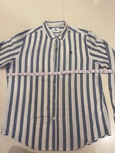 Classic Striped Button-Down Shirt