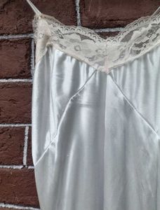 Vintage Lace Trim Slip Dress
