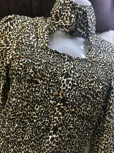 Leopard Print Crop Top
