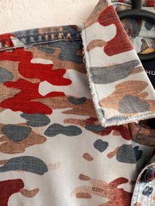 Men's Camouflage Print Shirt