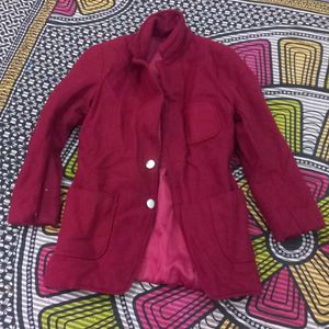 Vintage Maroon Blazer School
