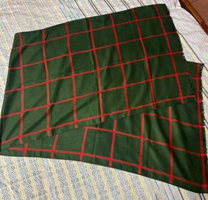 Christmas Green &amp; Red Plaid Warm Stole