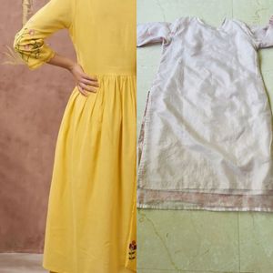 combo of 2 suit set Beautiful Embroidered Kurta Se