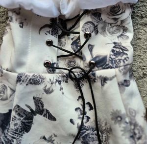 Goth Floral Corset Dress