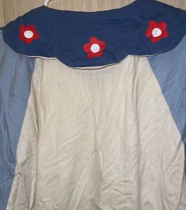 🇨🇳 Cute Character Button-Up Top