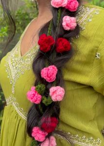 Handmade Crochet rose paranda✨🌹