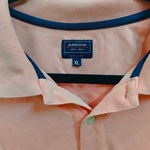 Arrow Sport Polo T-Shirt XL | Light Pink