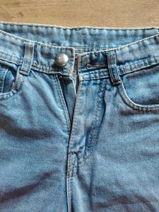 Light Wash Cargo Jeans