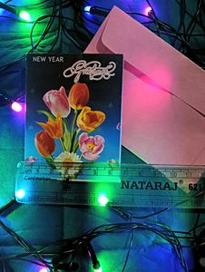 NEW YEAR GREETING CARD With Cover #newyear Happy New Year