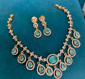 AD America Diamond Necklace &amp; Earring Set