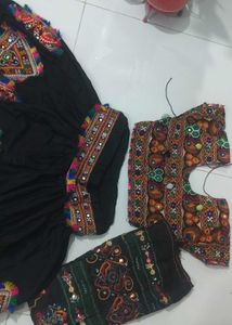 black garba dress