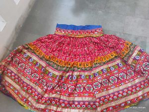Embroidered Lehenga Choli with beautiful cotton pa