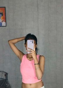 Cute Pink Crop Top