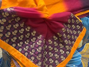 Beautiful Ombre Saree with Blouse