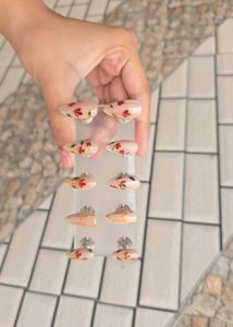 Floral Press-On Nails