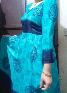 Beautiful Frock Kurti With Dori