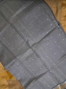 Silver Elegant  &amp; Zari Silk Saree
